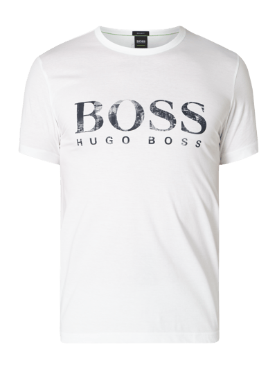 BOSS Green T-Shirt mit Logo-Print  Weiss 2