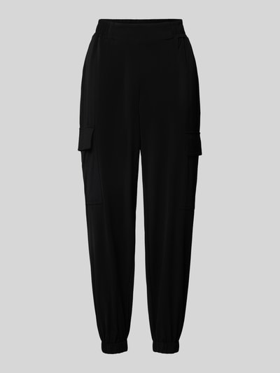 Betty Barclay Tapered Fit Cargohose mit elastischem Bund Black 2