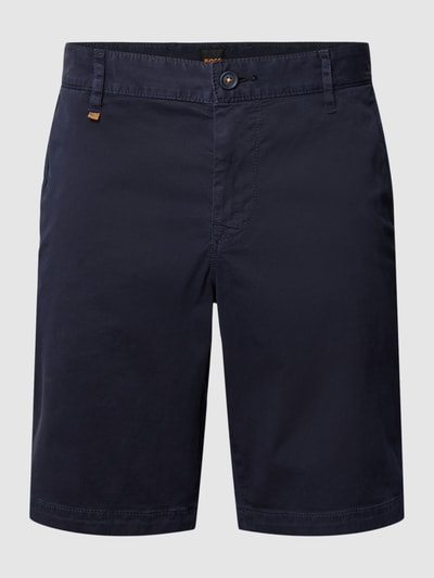 BOSS Orange Slim Fit Chino-Shorts mit Eingrifftaschen Marine 2