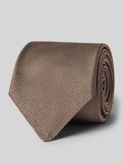 BOSS Krawatte aus Seiden-Mix Modell 'H-Tie 8 CM-ONE' Taupe 1