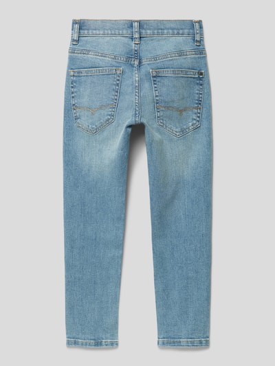 s.Oliver RED LABEL Slim fit jeans met steekzakken Blauw - 3