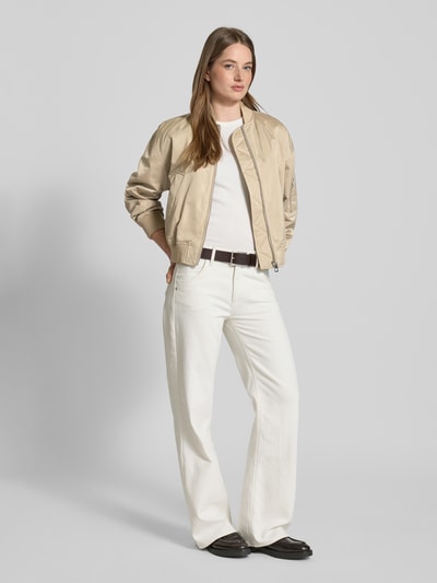 Marc O'Polo Regular Fit Blouson im Aviator-Stil aus Twill Sand 1