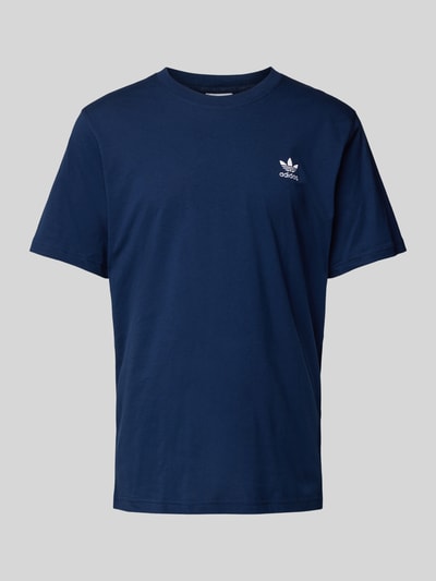 adidas Originals T-Shirt mit Logo-Stitching Marine 1