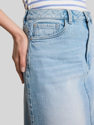 Tom Tailor Denim Mini Jeansrock mit offenem Saum Jeansblau 3
