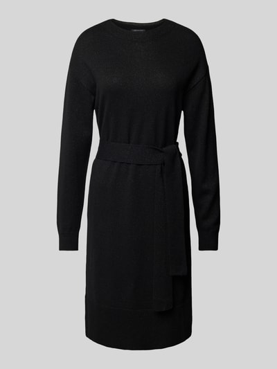 ARMANI EXCHANGE Knielanges Strickkleid mit Effektgarn Black 2