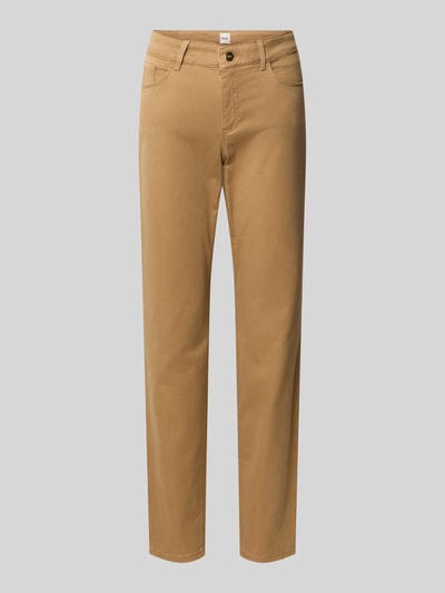 Brax Straight Fit Jeans im 5-Pocket-Design Modell 'STYLE.SHAKIRA' Camel 2