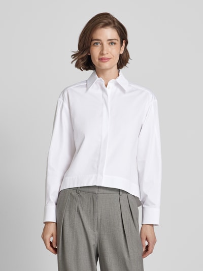 MaxMara Leisure Blouse in effen design, model 'DANDY' Wit - 4