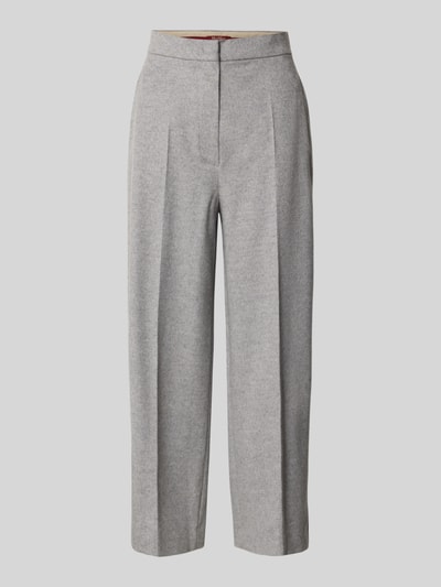 Max Mara Studio Regular fit culotte van zuivere wol, model 'MARENGO' Middengrijs gemêleerd - 2