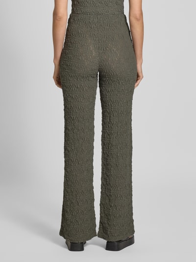 Mango Hose mit elastischem Bund Modell 'VERDI' Khaki 5