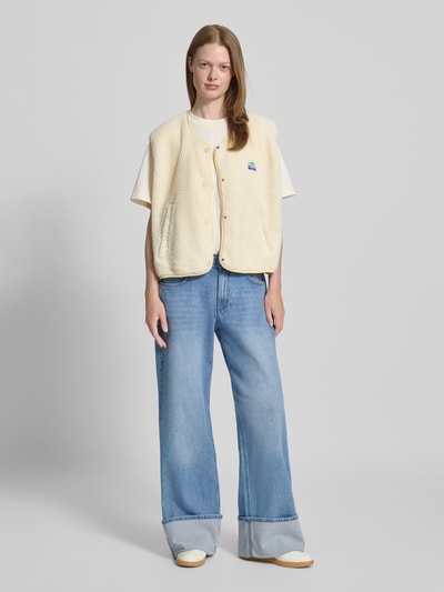 American Vintage Weste mit Teddyfell Modell 'HOKTOWN' Ecru 1