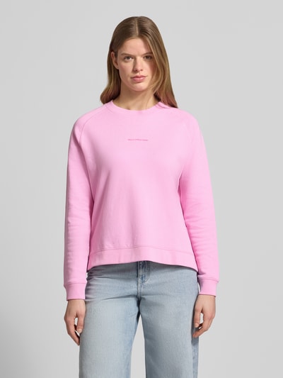 Marc O'Polo DENIM regular fit sweatshirt van puur katoen Felroze - 4