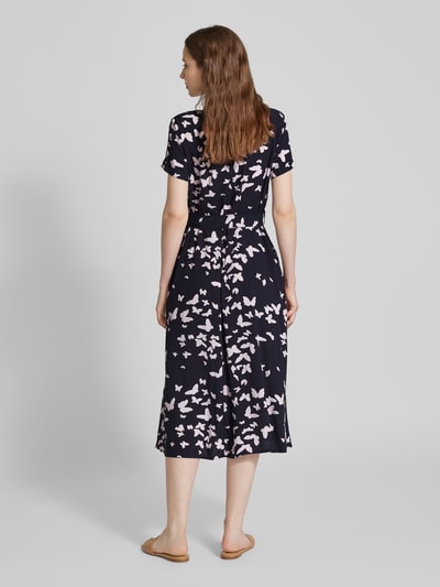 Christian Berg Woman Selection Hemdblusenkleid aus Viskose mit Bindegürtel Marine 5