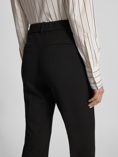 OPUS PANTS Flared stoffen broek met steekzakken, model 'Luane' Zwart - 3