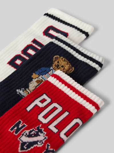 Polo Ralph Lauren Socken mit Label-Print im 3er-Pack Dunkelblau 2