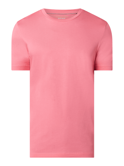 Christian Berg Men T-shirt z bawełny Supima® Mocnoróżowy 2