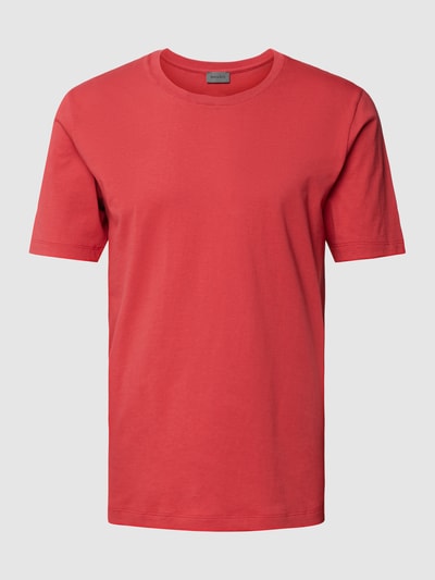 Hanro T-shirt van single-jersey Donkerrood - 2