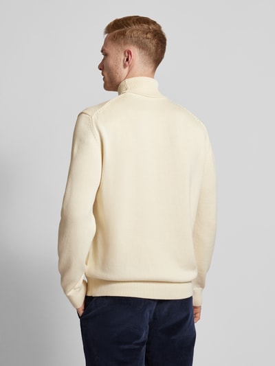 Gant Gebreide pullover met labelstitching Offwhite - 5