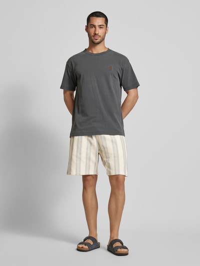 Carhartt Work In Progress Regular Fit Shorts mit Strukturmuster Modell 'DODSON' Beige 1