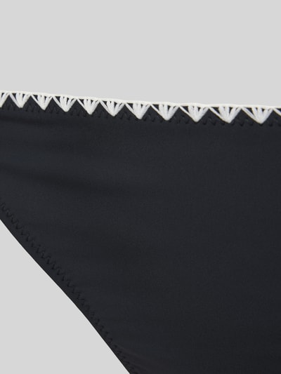Jake*s Casual Figi bikini z ozdobnym szwem Czarny 2