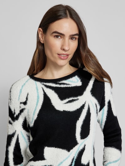 s.Oliver BLACK LABEL Regular Fit Strickpullover mit Wolle Black 3