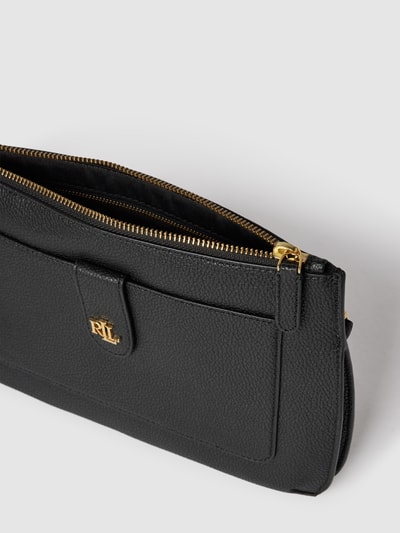 Lauren Ralph Lauren Umhängetasche aus Leder mit Label-Detail Modell 'JAMEY' Black 5