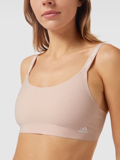 ADIDAS SPORTSWEAR Bustier mit Label-Prints Modell 'SCOOP' Hellrosa 3