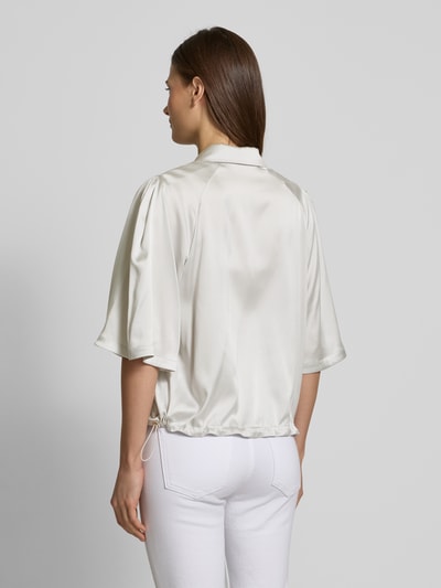 Herzensangelegenheit Overhemdblouse met 1/2-mouwen Zilver - 5