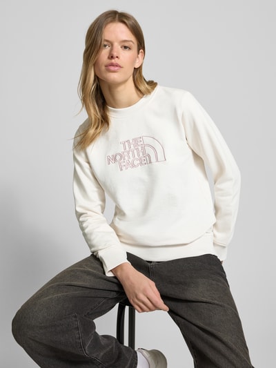 The North Face Sweatshirt mit Label-Stitching Ecru 3