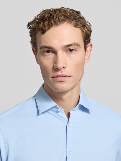 Jake*s Regular Fit Business-Hemd mit Knopfleiste Bleu 3
