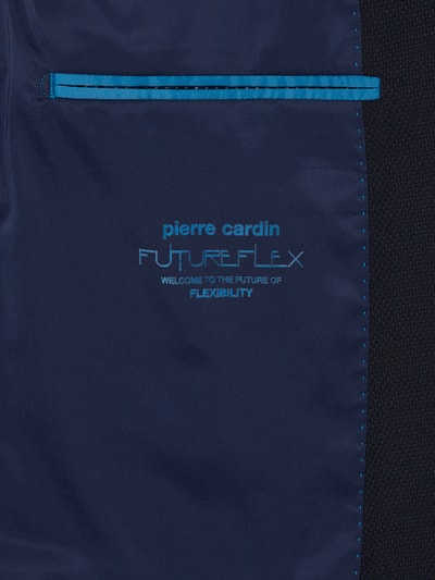 Pierre Cardin Slim Fit 2-Knopf-Sakko mit Schurwoll-Anteil Modell 'Grant' Dunkelblau 3