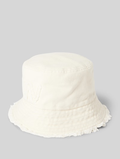 Weekend Max Mara Bucket Hat aus reiner Baumwolle Modell 'ELISEO' Offwhite 1