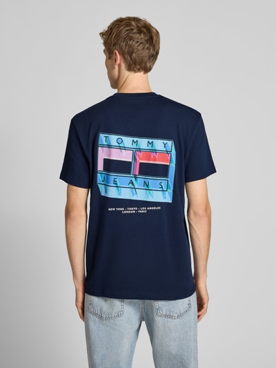 Tommy Jeans Regular fit T-shirt van puur katoen Marineblauw - 4