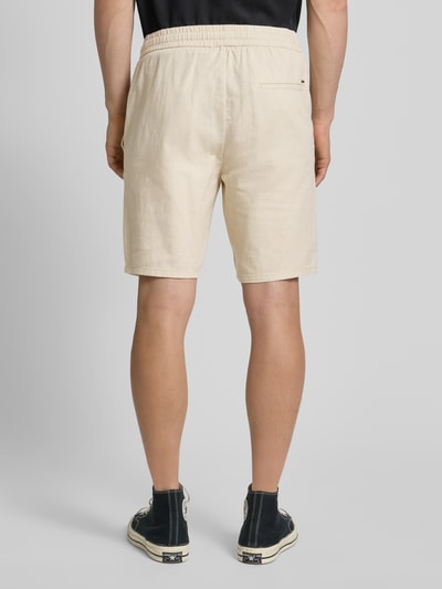 Only & Sons Shorts aus Baumwoll-Leinen-Mix Modell 'LINUS' Beige 5