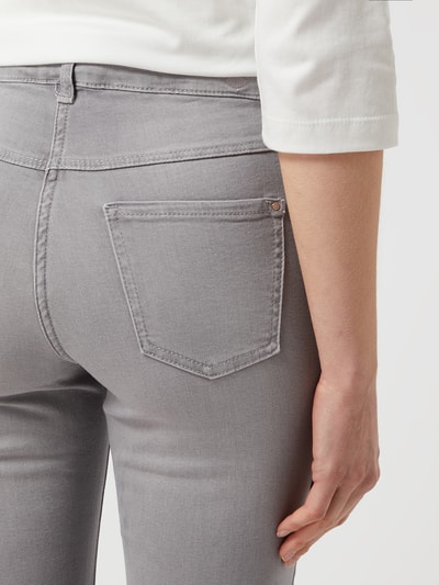 Angels Capri-jeans met stretch, model 'Cici' Lichtgrijs - 3