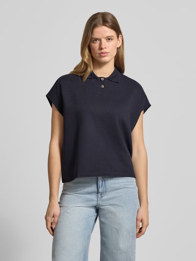 Marc O'Polo DENIM Koszulka polo o kroju regular fit z czystej bawełny Granatowy 4