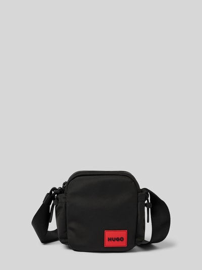HUGO Umhängetasche mit Label-Patch Modell 'ETHON 3.0 NEW NSzip' BLACK 2