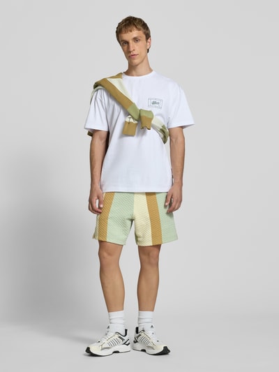 BLKVIS Straight Fit Shorts mit Strukturmuster Lind 1