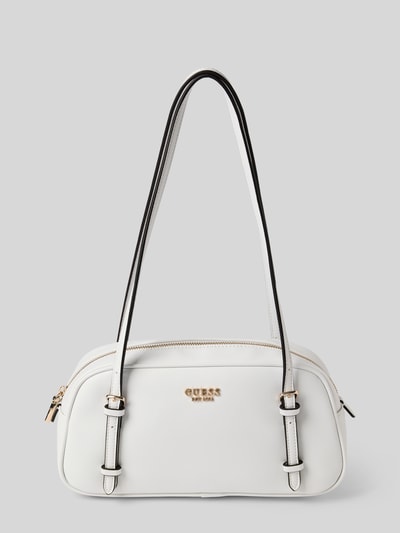 Guess Handtasche mit Label-Applikation Modell 'CERELIA' Weiss 2