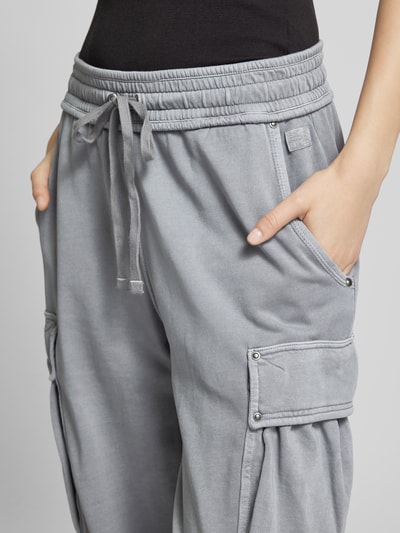 G-Star Raw Loose fit sweatpants met cargozakken Lichtgrijs - 3