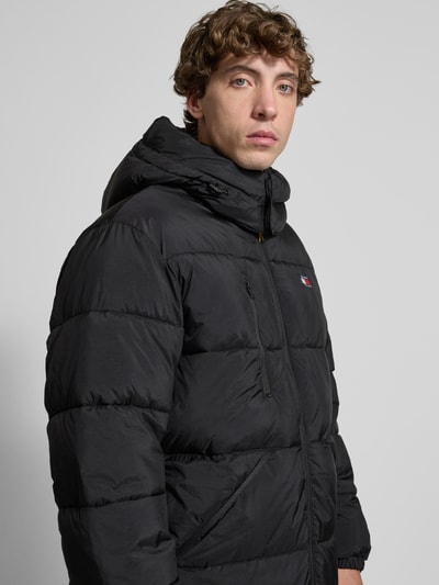 Tommy Jeans Regular Fit Steppmantel mit Label Stitching Modell 'VAIL' Black 3