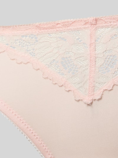 Mey Slip mit Spitzenbesatz Modell 'Luxurious' Rosa 2