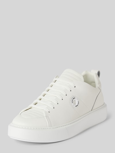 Antony Morato Sneaker aus Leder mit Label-Detail Modell 'AIL' Weiss 1