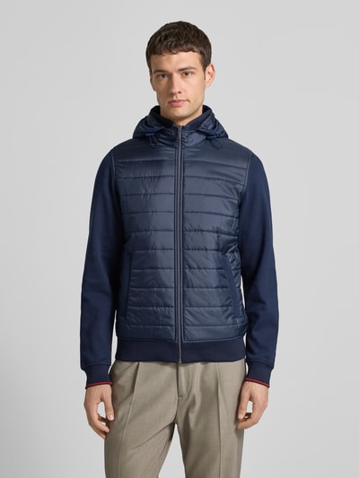 Christian Berg Men Sweatjack met capuchon Marineblauw - 4