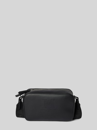 Marc O'Polo Camera-Bag aus einer Lederalternative mit perforiertem Logo Black 2