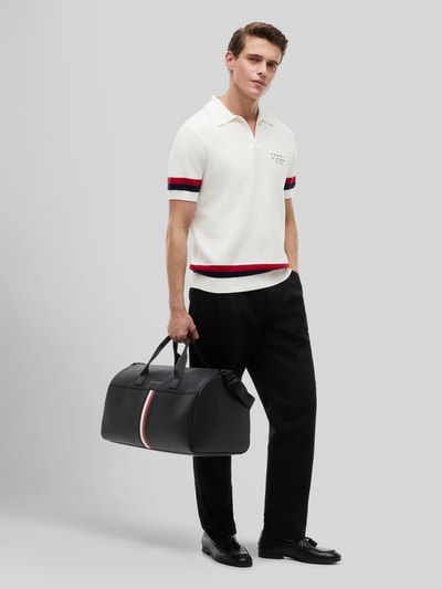 Tommy Hilfiger weekendtas met logodetail BLACK - 1