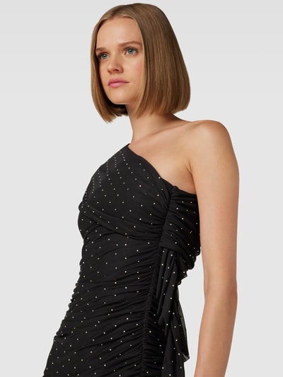 ROTATE Cocktailkleid im One-Shoulder-Look Black 3