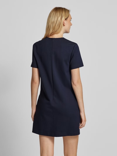 Tommy Hilfiger Mini-jurk met labeldetails, model 'PUNTO' Donkerblauw - 5