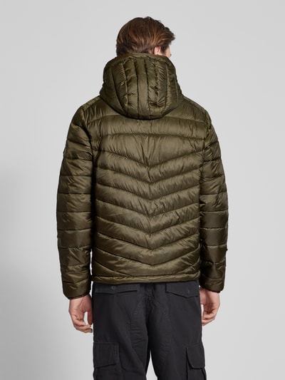 Jack & Jones Gewatteerd jack met capuchon, model 'HERO' Olijfgroen - 5