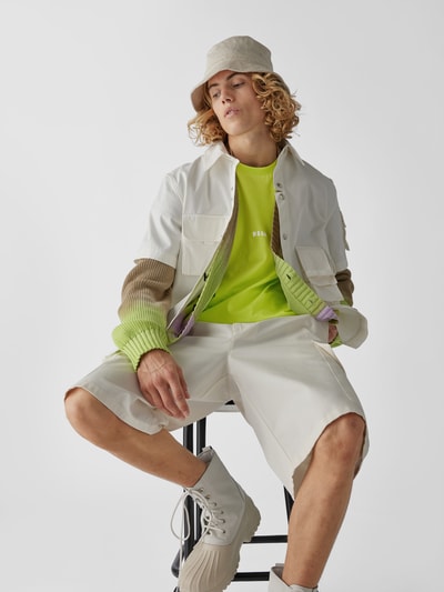 MSGM T-Shirt mit Brand-Print Apfelgrün 6