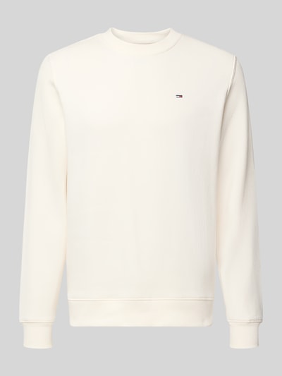 Tommy Jeans Regular Fit Sweatshirt aus Baumwoll-Mix  Offwhite 2